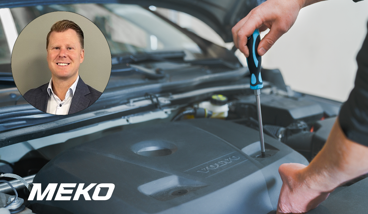 Jonas Nilsson leder MEKO:s utbildningar för framtidens fordonstekniker